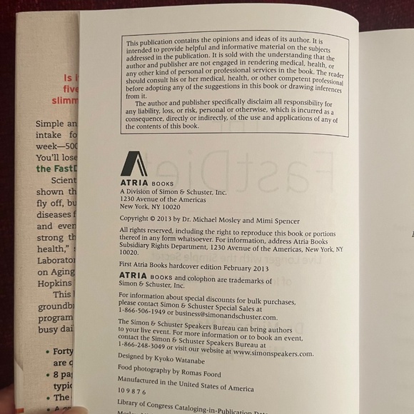 The FastDiet by Dr. Michael Mosley & Mimi Spencer – Hardcover - Picture 7 of 9